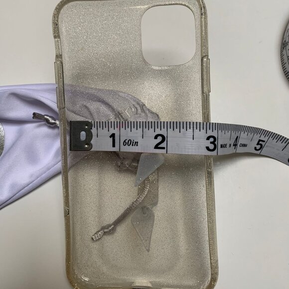 Loopy Cases Clear Glitter IPhone Case and Pouch - Picture 3 of 3